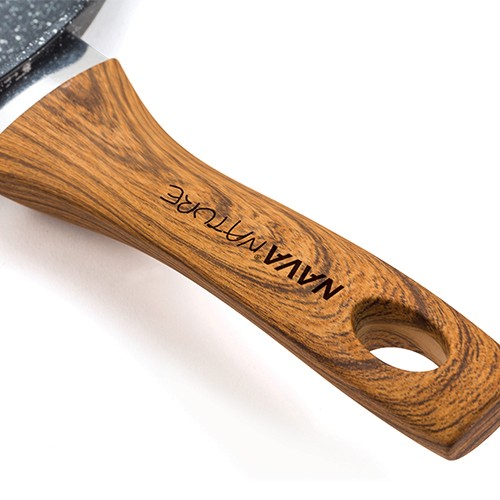 NONSTICK PAN WITHOUT LID  NATURE 10-144-101 (24CM / STONE BLACK)